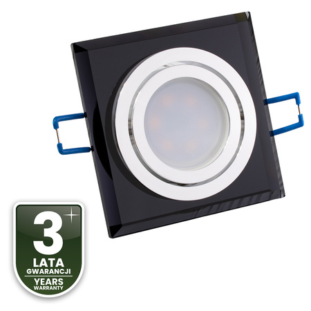 Oprawa Halogenowa Podtynkowa Lampa Sufitowa Szklana Kwadratowa Ruchoma GU10 ARIAN LUMILED