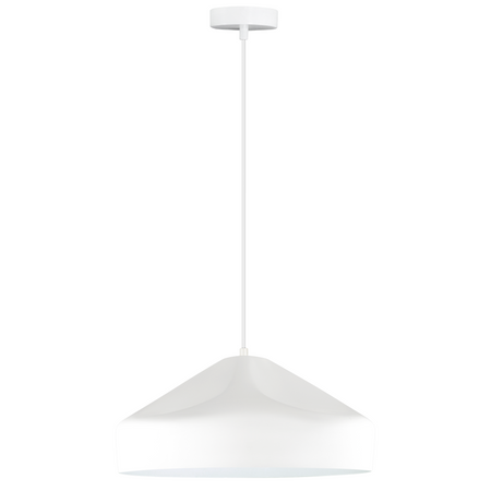 Lampa Sufitowa Wisząca Zwis E27 Biała Gavle Sanico Goldlux