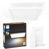 Panel LED Lampa Sufitowa Natynkowa 30x30 cm 19W 1940lm IP20 White Ambiance TW Biała Inteligentna SMART Zigbee Bluetooth Aurelle + Pilot Regulator Philips HUE