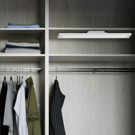 Lampka Podszafkowa Akumulatorowa 2.5W 200lm CCT 120° Biała Magnetic Sanico Goldlux