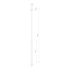Lampa Sufitowa Wisząca G9 Złota Nowoczesna LASER 750 8431 Nowodvorski