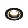 Oprawa sufitowa podtynkowa FELINE DSO GU10/GU5.3 Okrągła Czarna KANLUX