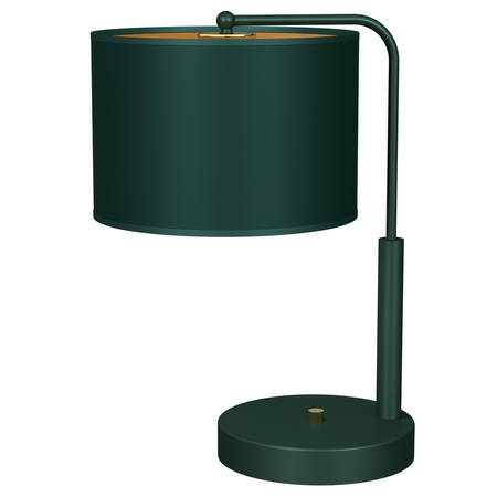 Lampa Stołowa VERDE Zielona 1xE27 Biurkowa Nocna Milagro