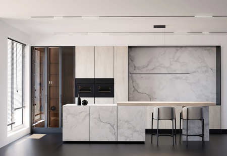 Lampa Liniowa Sufitowa Wisząca LED 40W 2200lm 3000K Ciepła Czarna BAR LED L 10365 Nowodvorski