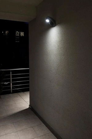 Lampa Ogrodowa Zewnętrzna Elewacyjna KINKIET LED Eggo 6160 9W 345lm 4100K Neutralna Su-Ma