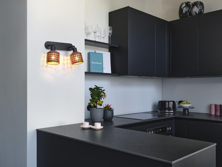 Lampa Ścienna Dekoracyjna Kinkiet Oprawa Natynkowa E27 Brązowy Decor Ledvance