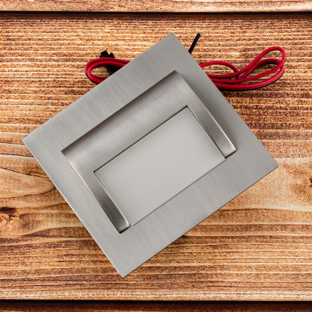 Oprawa schodowa RGB Lampka DECORUS 9 LED 1,2W Satyna ProVero