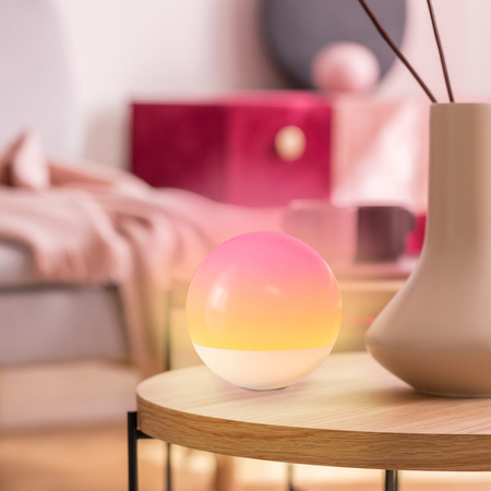 Lampa Ogrodowa Stołowa Naziemna LED KULA CANDY 12cm Wielokolorowa RGB