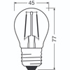 Żarówka LED P45 Kulka E27 4.8W = 40W 470lm 4000K Neutralna 320° Ściemnialna Retrofit Filament CLASSIC Osram