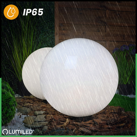 Lampa Oprawa Ogrodowa Zewnętrzna KULA LED 40CM E27 IP65 LUMIKULA2 LUMILED