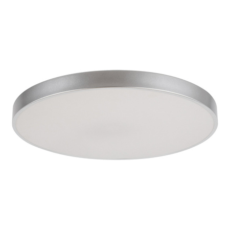 Plafon LED Lampa Sufitowa Oprawa Ścienna Natynkowa 60W 5000lm 3000-6000K CCT Ściemnialna Pilot Timer Srebrny Nowoczesny Tesia Rabalux