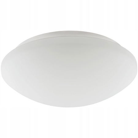 Plafon LED Lampa Sufitowa Natynkowa Pires E27 60W IP44 28cm Czujnik Ruchu Biała KANLUX