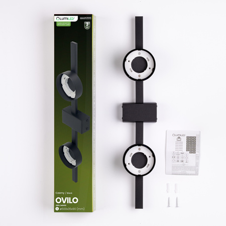 Lampa Sufitowa OVILO Oprawa Halogenowa LED 2x GX53 Reflektor Ścienna LUMILED