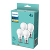 4PAK Żarówka LED E27 A60 10W = 75W 1055lm 2700K Ciepła Mleczny PHILIPS