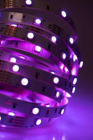 Taśma LED Pasek 12V 36W 150LED 5050 RGB 10mm 5m