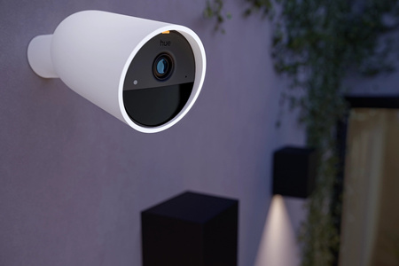 Kamera Zewnętrzna Bateryjna Akumulatorowa IP 1080p Full HD CMOS Biała Zigbee WiFi SMART Security Camera Secure Philips HUE