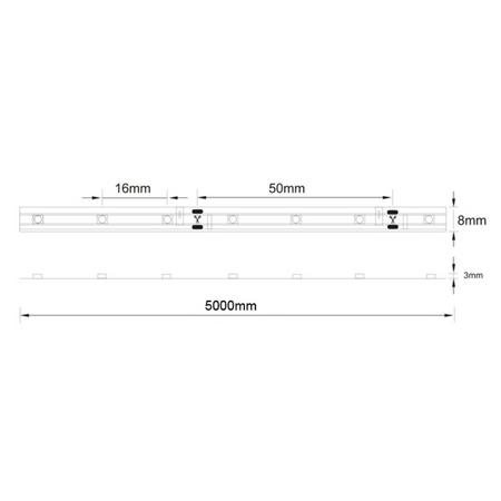 Taśma Pasek LED 16W 120° Biała 12V Sanico Goldlux