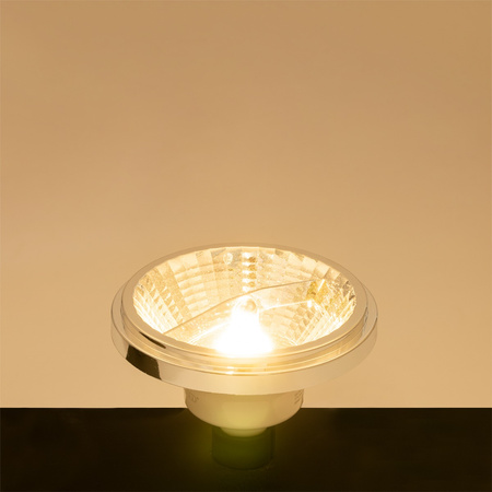 Żarówka LED GU10 Reflektor ES111 15W = 100W 1521lm 3000K Ciepła 24° Srebrna LUMILED