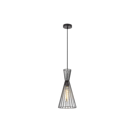 Lampa Wisząca Sufitowa E27 Czarny Industrialny Leandros Rabalux