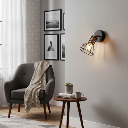 Oprawa ścienna KINKIET Spot Sofia 1xE14 GOLDLUX (Polux)