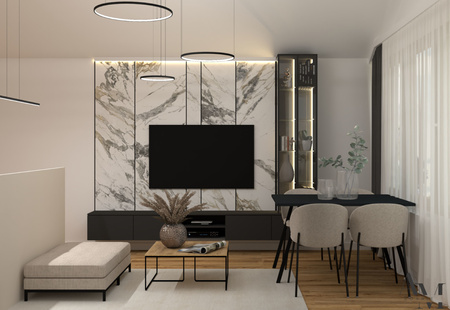 Lampa Liniowa Sufitowa Wisząca LED 27W 1300lm 4000K Neutralna Czarna BAR LED S 10847 Nowodvorski