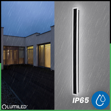 Lampa Ogrodowa LED Natynkowa OLIO Kinkiet Elewacyjny Ścienny 30W 4000K 100cm IP65 LUMILED