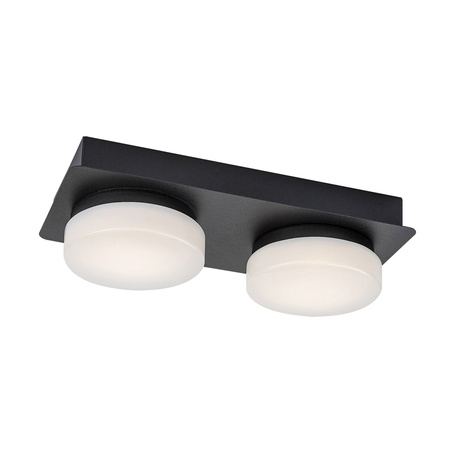 Lampa Sufitowa LED 11W 1200lm 4000K Czarny IP44 Nowoczesny Attichus Rabalux