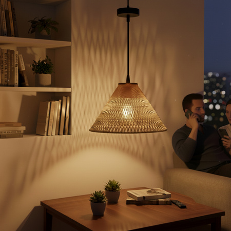 Żarówka LED E27 A60 4W 470LM = 40W 2000K Ciepła 360° Filament Amber LUMILED