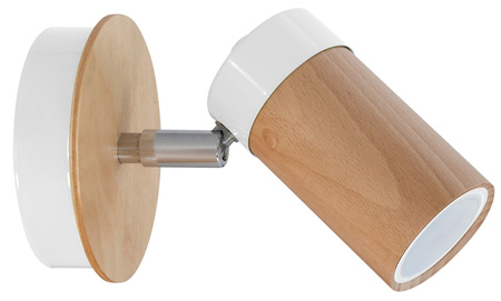 Lampa Ścienna Kinkiet BARON Biała 1xGU10 Milagro