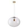 Lampa Wisząca Sufitowa CAMPANIA 1xE27 Szklana Milagro