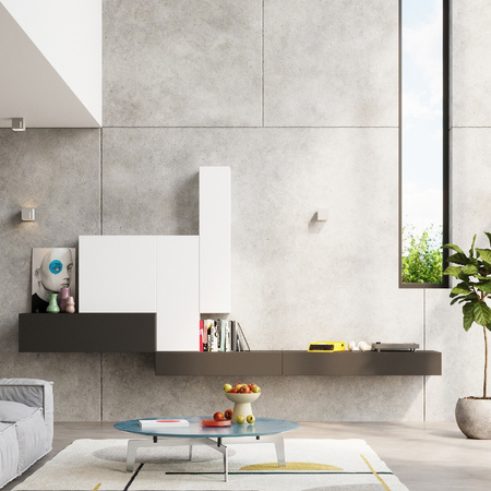 Lampa Ścienna Kinkiet Kostka G9 Kwadratowa Szara Nowoczesna Pixar Sollux