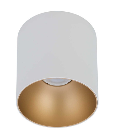 Lampa Sufitowa POINT TONE 8221 Nowodvorski Biało-Złota GU10 Spot Tuba Natynkowa Nowoczesna