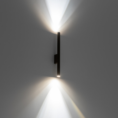 Kinkiet Ścienny Lampa Natynkowa 2x G9 Brązowa Glamour LASER WALL 10563 Nowodvorski