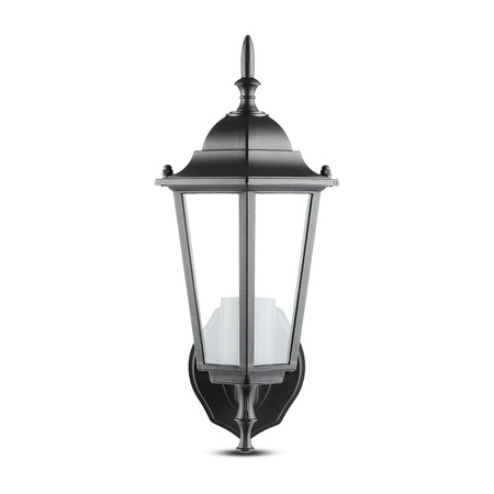 Lampa Ogrodowa Oprawa Elewacyjna Kinkiet E27 Jednostronny Czarny mat VT-749 V-TAC