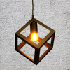 Lampa Wisząca Sufitowa Geometryczna IL MIO SWEDEN 1xE27 Czarna - GOLDLUX (Polux)
