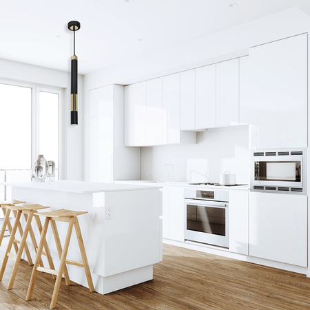 Lampa wisząca czarno-złota MiLAGRO DALLAS + 1xGU10 3W LED