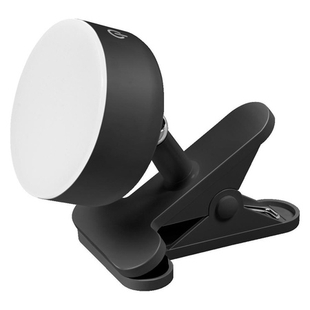 Lampka Biurkowa Stołowa Regulowana 1.8W 100lm 3000K Ciepła 114° Akumulatorowe Czarna Ściemnialna Decor Helper Gadet Osram