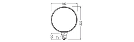 Żarówka LED Dekoracyjna G183 Kula E27 4W = 22W 220lm 1800K Ciepła 330° Filament Ściemnialna Vintage 1906 Osram