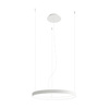 Lampa Sufitowa LED Wisząca RIO 30W 3000K Żyrandol Okrągła 55cm Biała SOLLUX