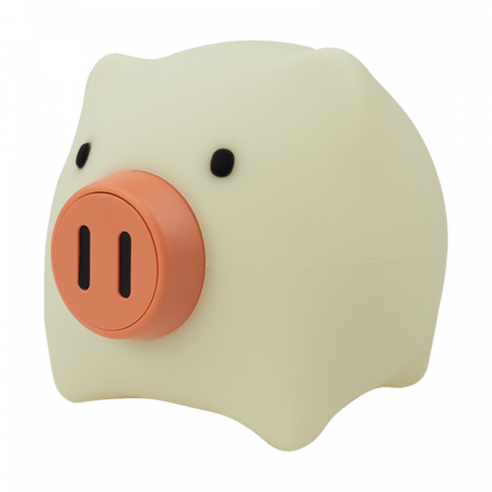 Lampka Nocna Dziecięca LED 2.4W 1800-6500K Zmienna CCT USB Akumulatorowa 900mAh Biała ŚWINKA MARY'S