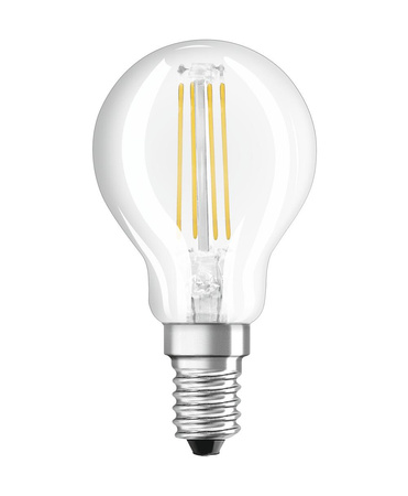 Żarówka LED P45 Kulka E14 5.9W = 60W 806lm 2700K Ciepła 300° Ściemnialna Retrofit Filament CLASSIC Osram