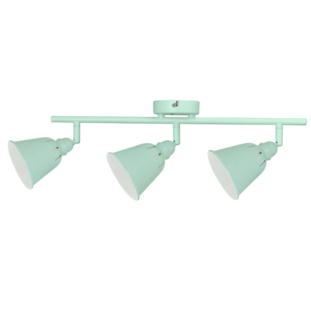KINKIET FIONA oprawa ścienna 3xE14 do sufitu MIĘTA GOLDLUX (Polux)