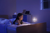 Lampka Nocna LED Z Wtyczką USB-A USB-C do Gniazdka 12.5W 9lm 3000K Ciepła z Czujnikiem Zmierzchu Biały Lunetta Ledvance