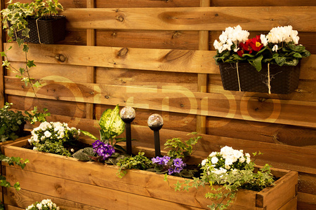 Lampa Solarna Ogrodowa LED Wbijana 5500-6000K IP44 33cm Czujnik Zmierzchu