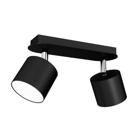 Lampa Sufitowa DIXIE Czarna 2xGX53 Ruchoma Milagro