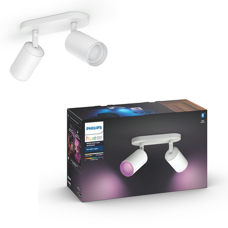 Philips HUE White and Color Ambiance Lampa Fugato 2x5,5W Bluetooth Zigbee 8718696171516