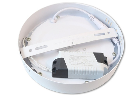 Panel LED Oprawa Sufitowa 6W 480lm 2700K Ciepły Natynkowy Okrągły Biały Proma Masterled