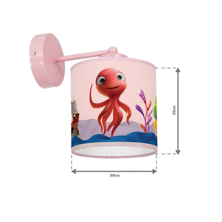 Lampa Ścienna Kinkiet OŚMIORNICA LOLA MiniMini 1xE27 Milagro