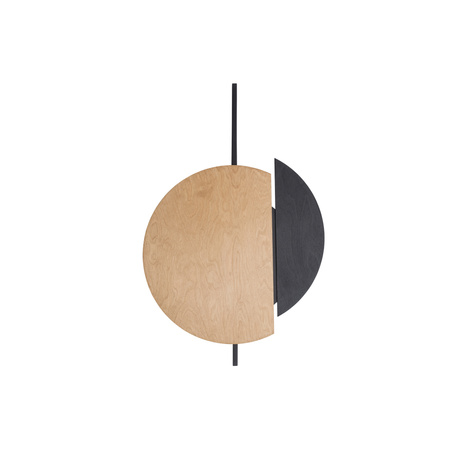 Kinkiet Ścienny Lampa Natynkowa 2x GX53 Beżowa Drewno Nowoczesna SUNSET NATURAL C 10578 Nowodvorski