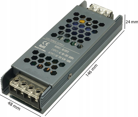 Zasilacz Stałonapięciowy Modułowy 100W 12V 8,3A DC SLIM